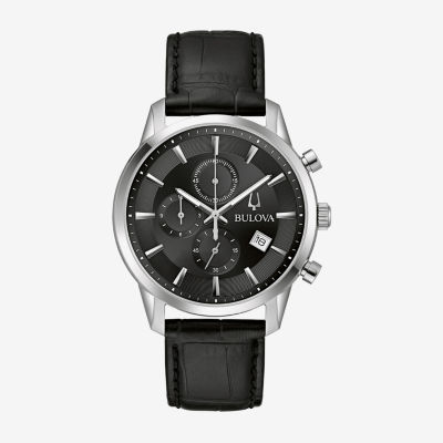 Bulova black sale chronograph watch