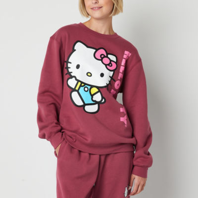 Jacquard-knit Sweater - Pink/Hello Kitty - Kids