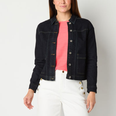 Liz Claiborne Midweight Denim Womens Jacket