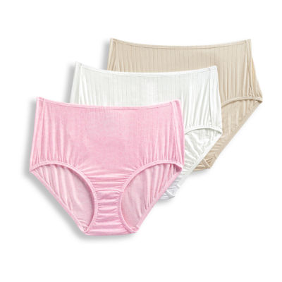 Jockey Women's Supersoft Breathe French Cut - 3 Pack 10 Soft Rose