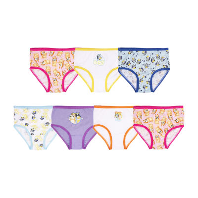 Toddler Girls Bluey 7 Pack Brief Panty, Color: Bluey - JCPenney