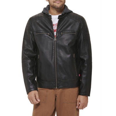 Jcpenney black shop leather jacket