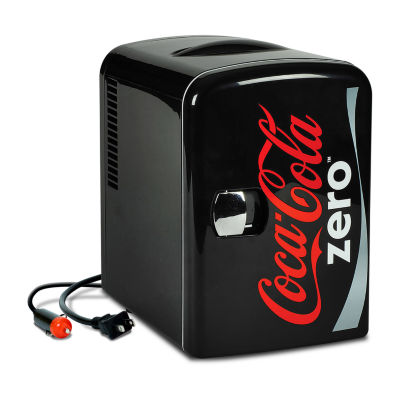 Coca-Cola Coke Zero 4L Portable Cooler/Warmer 12V AC/DC Mini Fridge CZ04,  Color: Black - JCPenney
