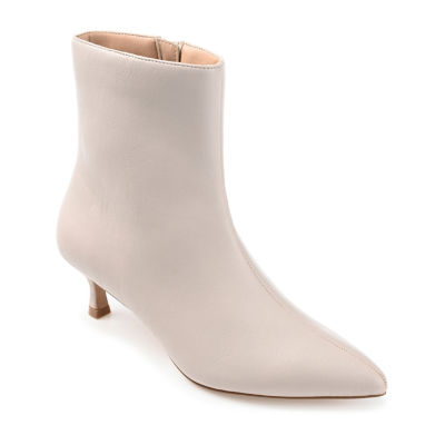 Beige kitten 2024 heel boots