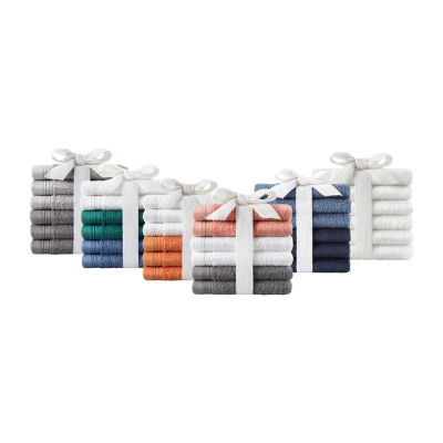 WestPoint Home 6-Piece Tan Cotton Wash Cloth (Everyday locker loop) at