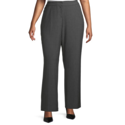 Worthington Womens Perfect Fit Trouser Plus JCPenney