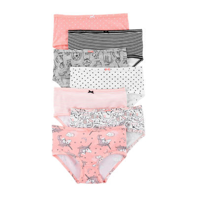 Lay Lay Little & Big Girls 7 Pack Brief Panty, Color: Lay Lay - JCPenney