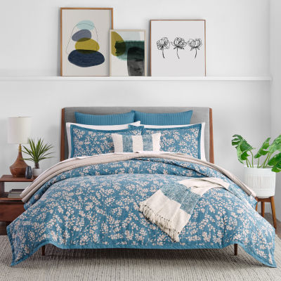 Floral comforter store sets queen