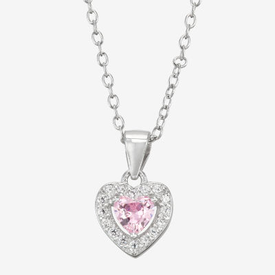 PINK DIAMOND HEART PENDANT