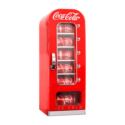 Coca-Cola 3.2 Cu. Ft. Refrigerator With Freezer, Red — Nostalgia Products