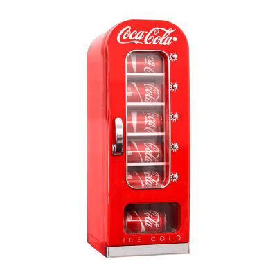 red mini fridge