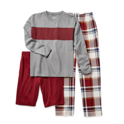 Thereabouts Little Big Boys 3 pc. Pajama Set Color Heather