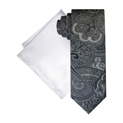 Haggar Pyramid Tie, Color: Silver - JCPenney