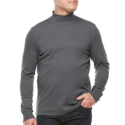 mens long sleeve mock neck top