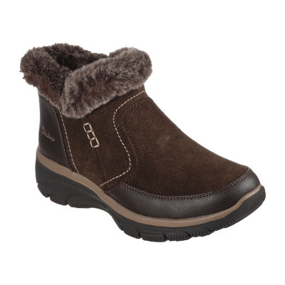 Womens Easy Going Warm Escape Booties, Chocolate - JCPenney