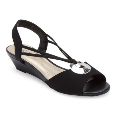 Jcpenney black hot sale wedges