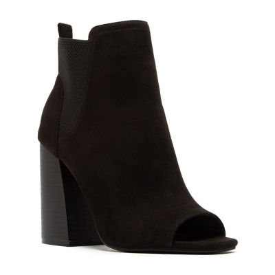 jcpenney peep toe booties