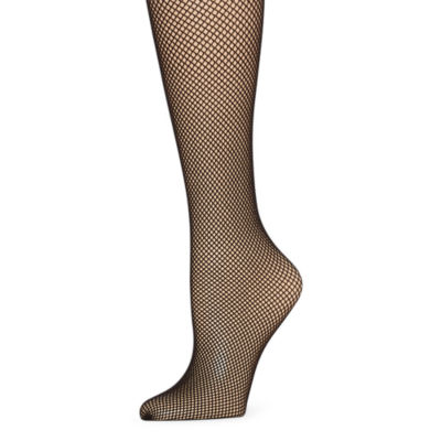 Arizona Fishnet 1 Pair Tights, Color: Black - JCPenney