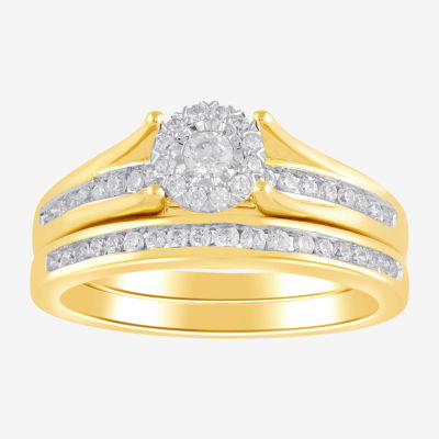 9ct gold deals bridal set