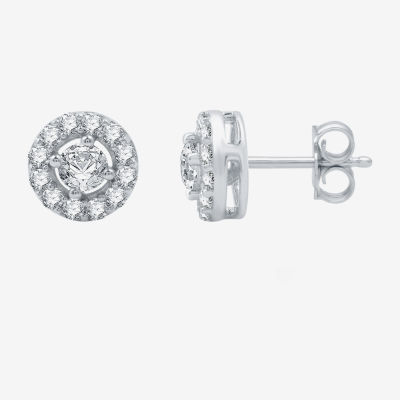 YES PLEASE! 2.5 CT.T.W. Lab-Created White Sapphire Stud Earrings in  Sterling Silver - JCPenney