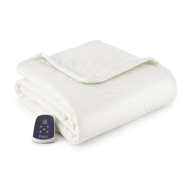 Shavel Micro Flannel Electric Heated Blanket - Full - The Warming
