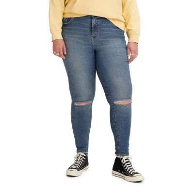 Levi's® Womens Plus High Rise Super Skinny Jean, Color: Two Timer - JCPenney