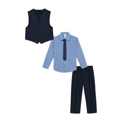 Ensemble Costume 4 Pièces BLUE JEAN Pour Garçon 3T Van Heusen – Tout Neuf Avec étiquettes, Idéal Pour Occasions Spéciales