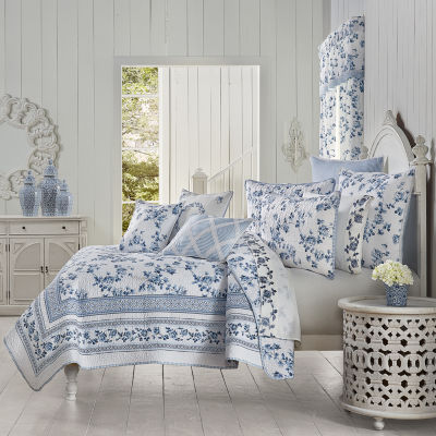 Blue Floral Comforter Laura Ashley Charlotte Comforter Set Queen