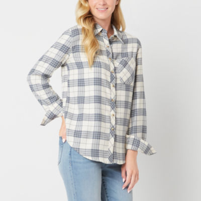 jcpenney ladies flannel shirts