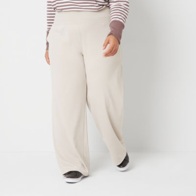 Stylus-Plus Womens High Rise Tapered Pull-On Pants