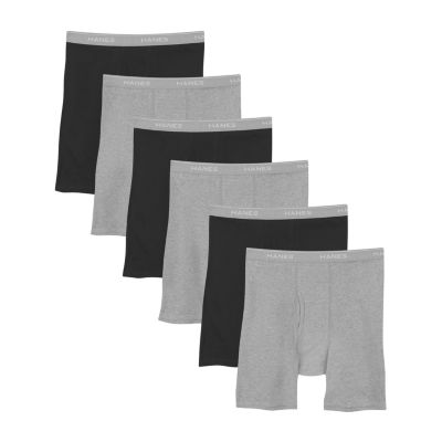 Hanes Freshiq Comfortflex Mens 6 Pack Boxer Briefs, Color