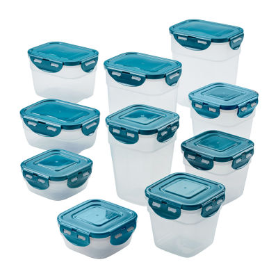 Lock & Lock 8-pc. Nestable Food Storage Container Set with Color Lids 