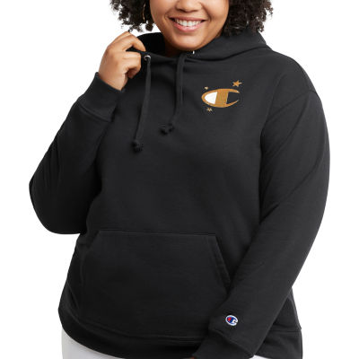 Champion Powerblend Hoodie Gold Star Color Black JCPenney