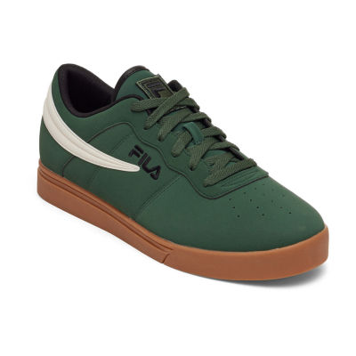 FILA Vulc 13 Low Mens Sneakers, Color: Dark Green Gum - JCPenney