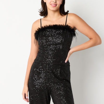 Jcpenney black sequin jumpsuit online