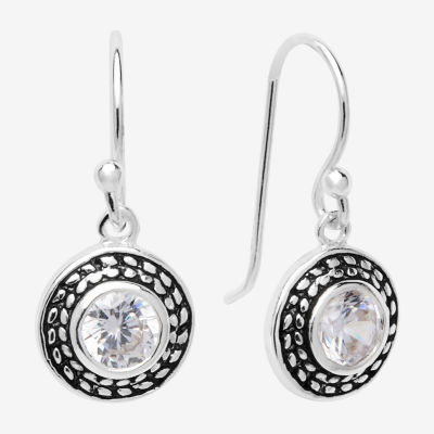 Orecchini Pendenti In Argento 925 Con Nodo Celtico E Zirconi, Ipoallergenici, Regalo Donna