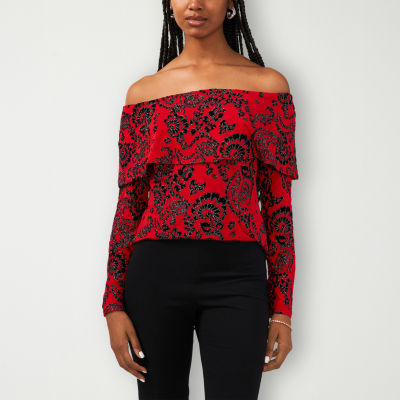 Jcpenney off discount the shoulder tops