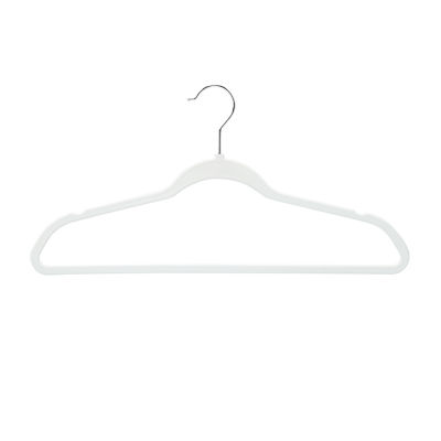 Honey-Can-Do Light Green Slim-Profile Non-Slip Velvet Hangers