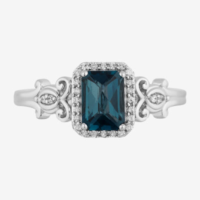 Disney enchanted blue store topaz ring