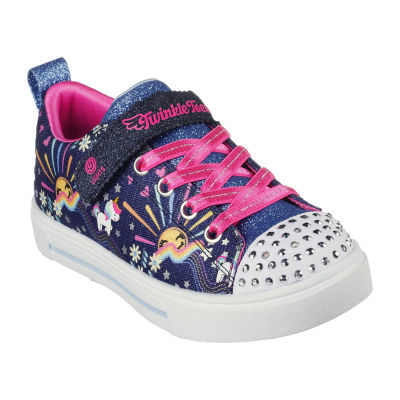 Skechers Twinkle Sparks Unicorn Sunshine Girls Sneakers, Color: Navy Multi - JCPenney