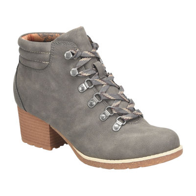 block heel hiker boots