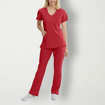 Breeze 3-Pocket Curved V-Neck Scrub Top