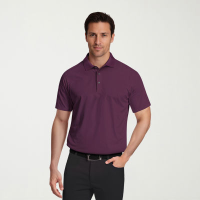 PGA TOUR Airflux Mens Regular Fit Short Sleeve Polo Shirt - JCPenney