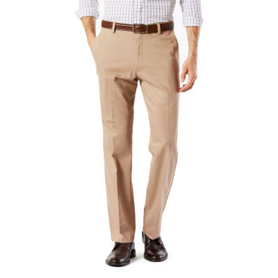 Dockers With Stretch Mens Straight Fit Flat Front Pant - JCPenney