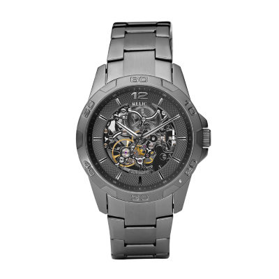 Mens automatic skeleton watch hot sale