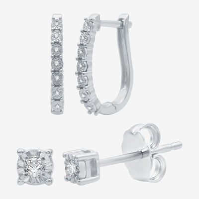 Penneys diamond stud on sale earrings