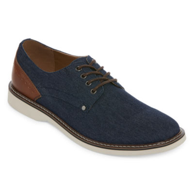 J. Ferrar Mens Morton Oxford Shoes Color Navy JCPenney