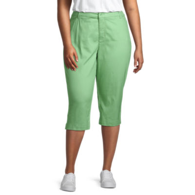 jcpenney plus size capris