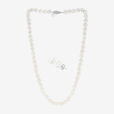 Effy Sterling Silver & 11-12MM Freshwater Pearl Twin Strand