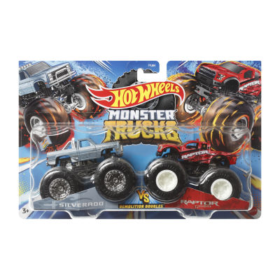  Hot Wheels Monster Trucks 1:64 Scale Set of 4 Toy